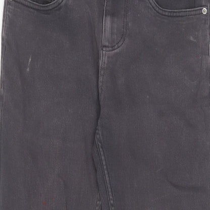 Denim & Co. Mens Grey Cotton Skinny Jeans Size 28 in L30 in Regular Zip