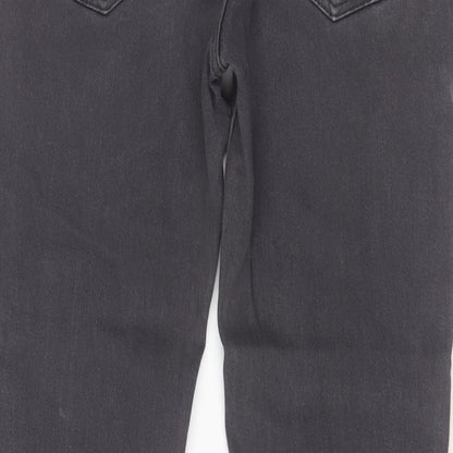 Denim & Co. Mens Grey Cotton Skinny Jeans Size 28 in L30 in Regular Zip