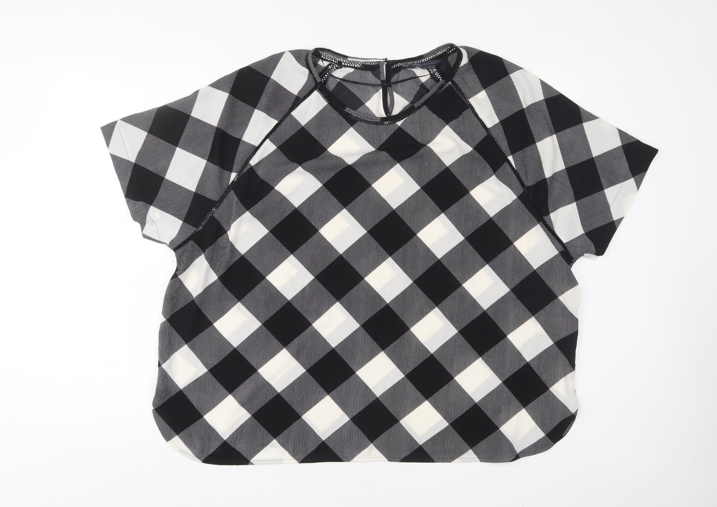 Womens UK Size 22 Marks and Spencer Grey Basic T-Shirt