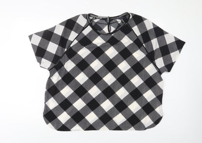 Womens UK Size 22 Marks and Spencer Grey Basic T-Shirt
