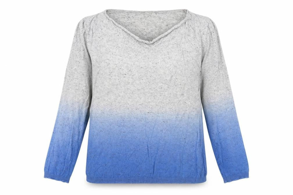Womens UK Size M YAYA Blue Pullover Jumper