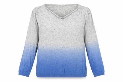Womens UK Size M YAYA Blue Pullover Jumper