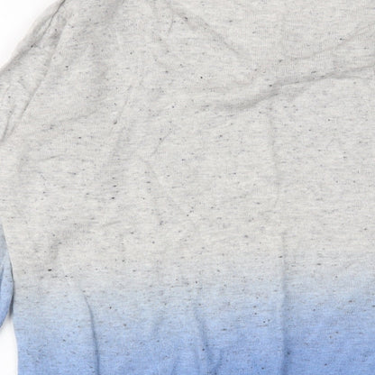 Womens UK Size M YAYA Blue Pullover Jumper