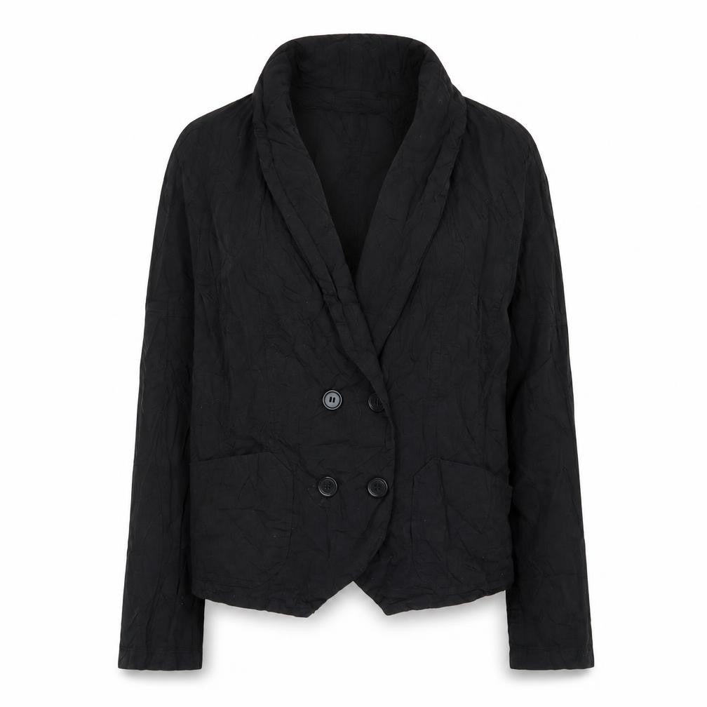 Womens UK Size 16 Dorothy Perkins Black Biker Coat
