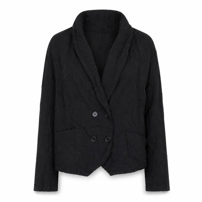 Womens UK Size 16 Dorothy Perkins Black Biker Coat