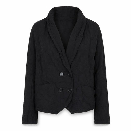 Womens UK Size 16 Dorothy Perkins Black Biker Coat