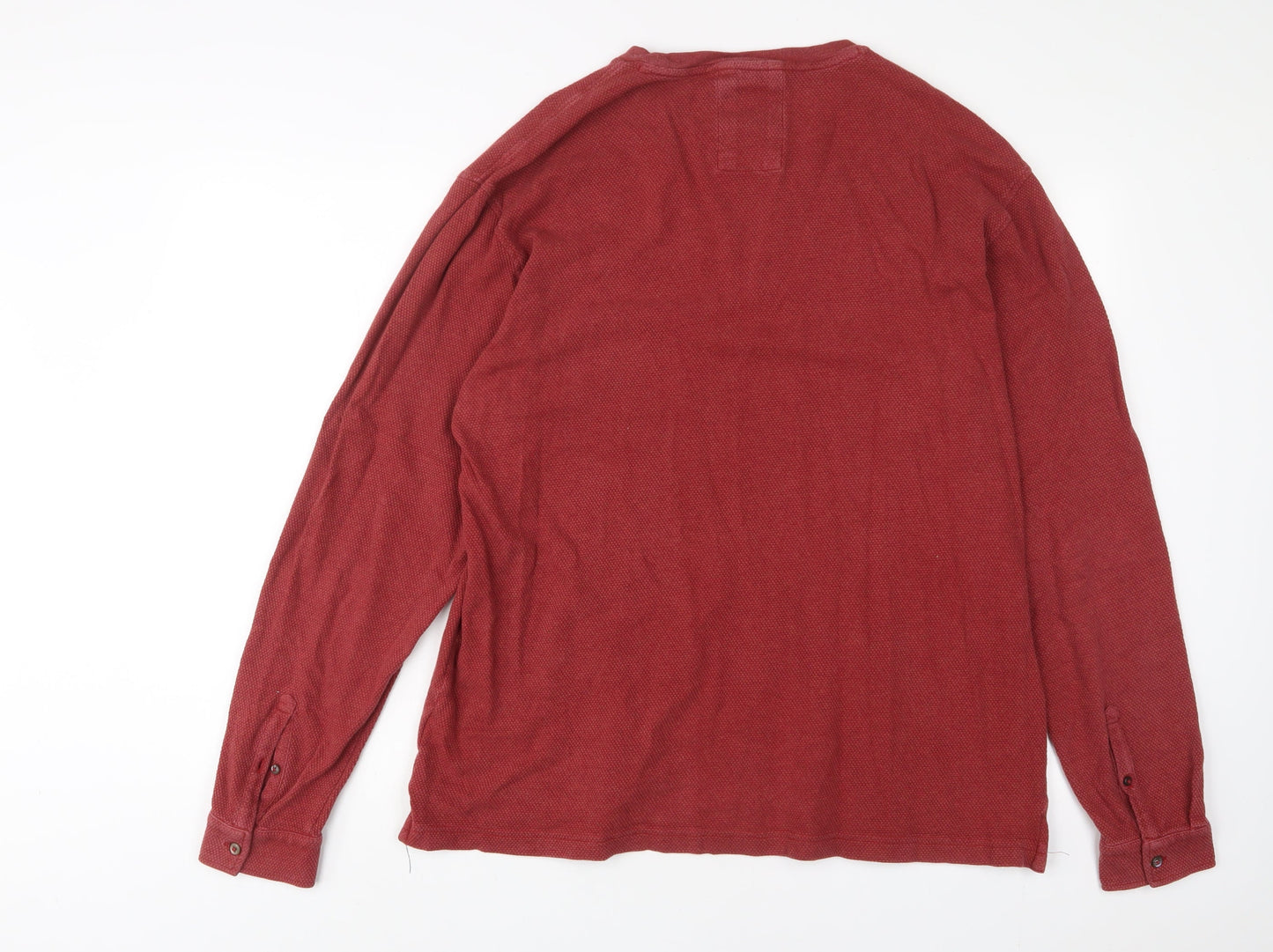 Mens UK Size L Luke Red Pullover Sweatshirt