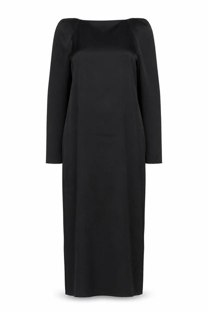 H&M Womens Black Polyester Sheath Size S V-Neck Pullover