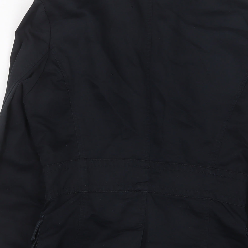 Mexx Womens Black Jacket Blazer Size 8 Button