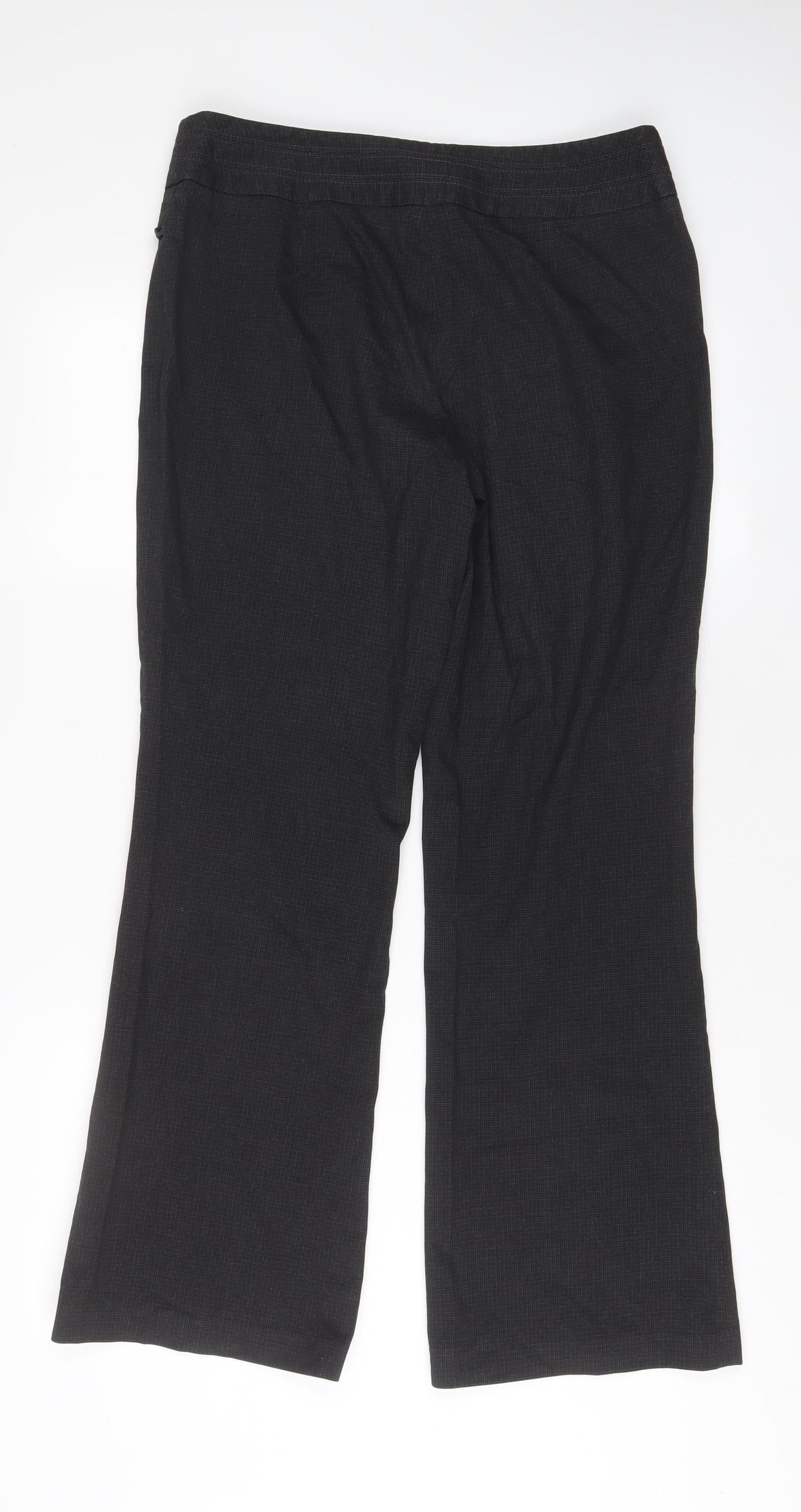 Womens UK Size 12 Marks and Spencer Regular Fit  Grey Trousers