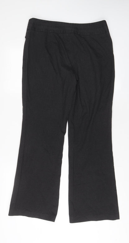 Womens UK Size 12 Marks and Spencer Regular Fit  Grey Trousers