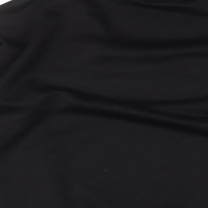 Womens UK Size 14 Boohoo Black Pullover Sweatshirt