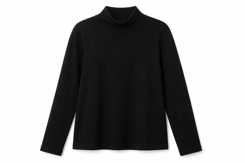 Womens UK Size M Warehouse Black Basic Blouse