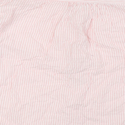 Womens UK Size 6 H&M Pink Basic Button-Up