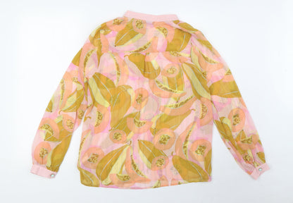 Womens UK Size 6 Numph Multicoloured Basic Blouse