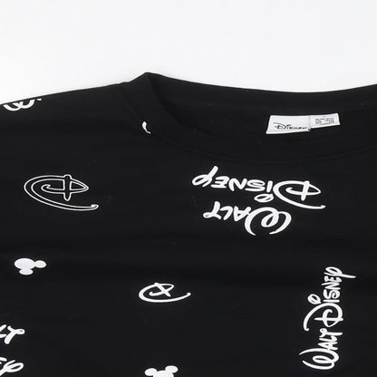 Womens UK Size S Disney Black Pullover Sweatshirt
