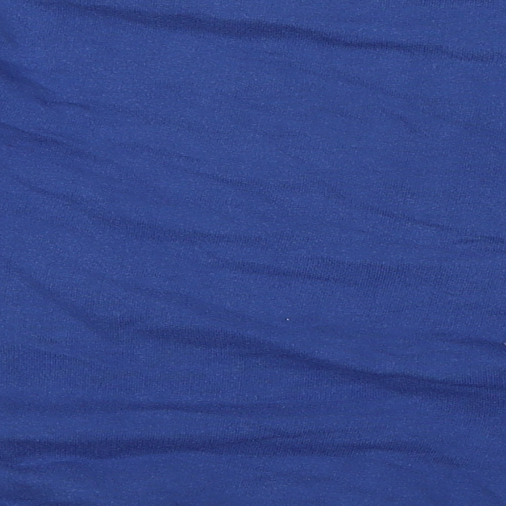 Cotton Traders Womens Blue Cotton Pullover Sweatshirt Size S