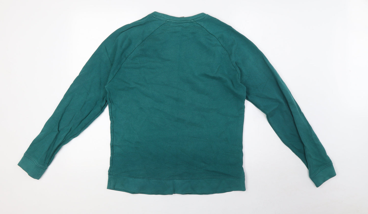 Womens UK Size M ASOS Green Pullover Sweatshirt