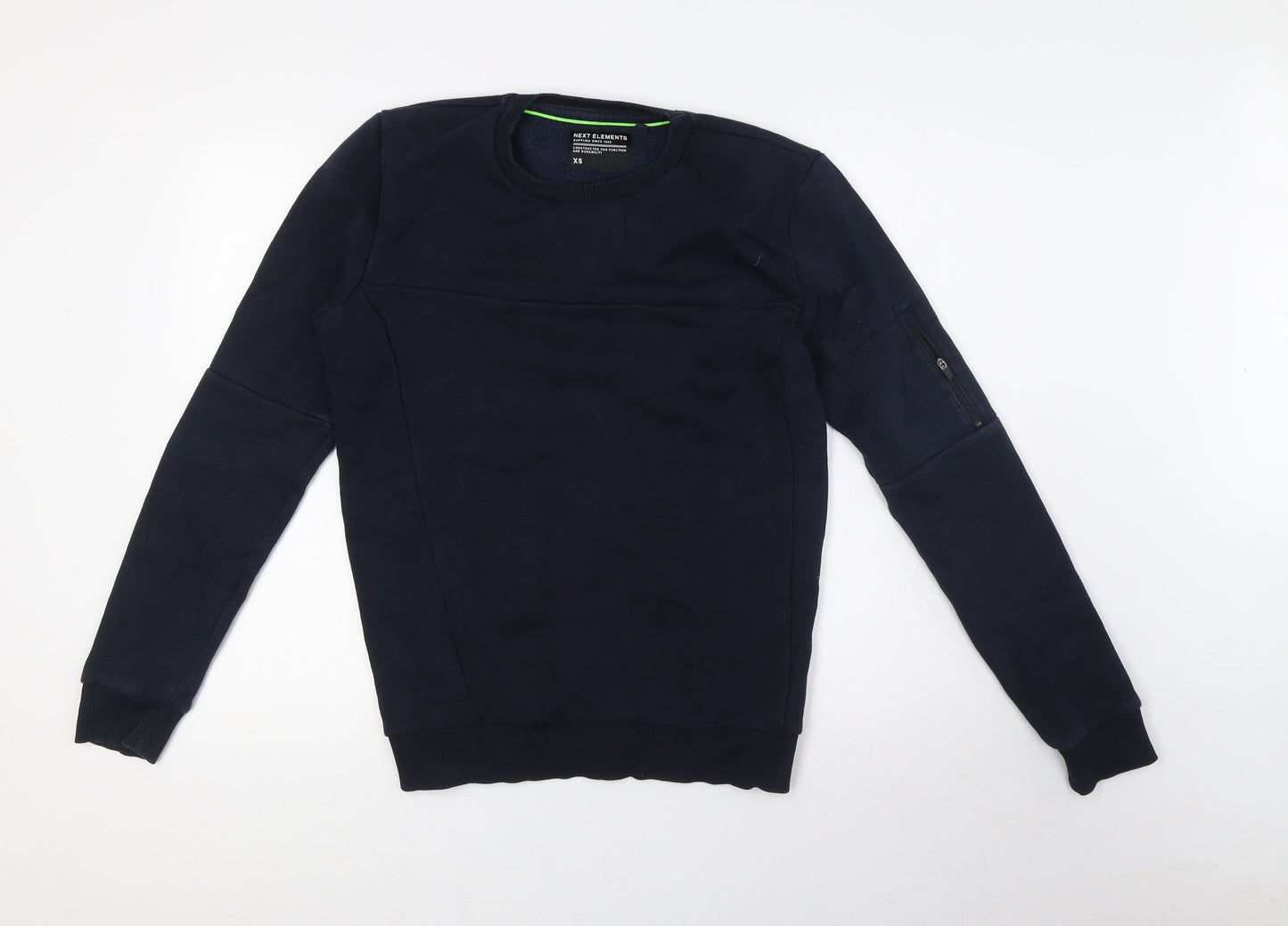 Mens UK Size XS NEXT Blue Pullover Sweatshirt