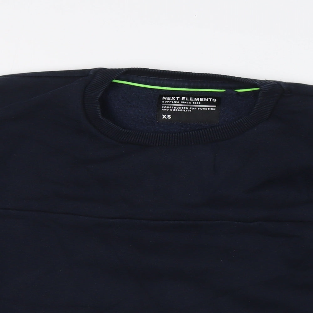 Mens UK Size XS NEXT Blue Pullover Sweatshirt