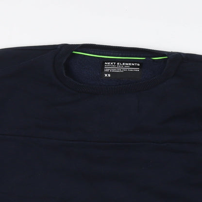 Mens UK Size XS NEXT Blue Pullover Sweatshirt
