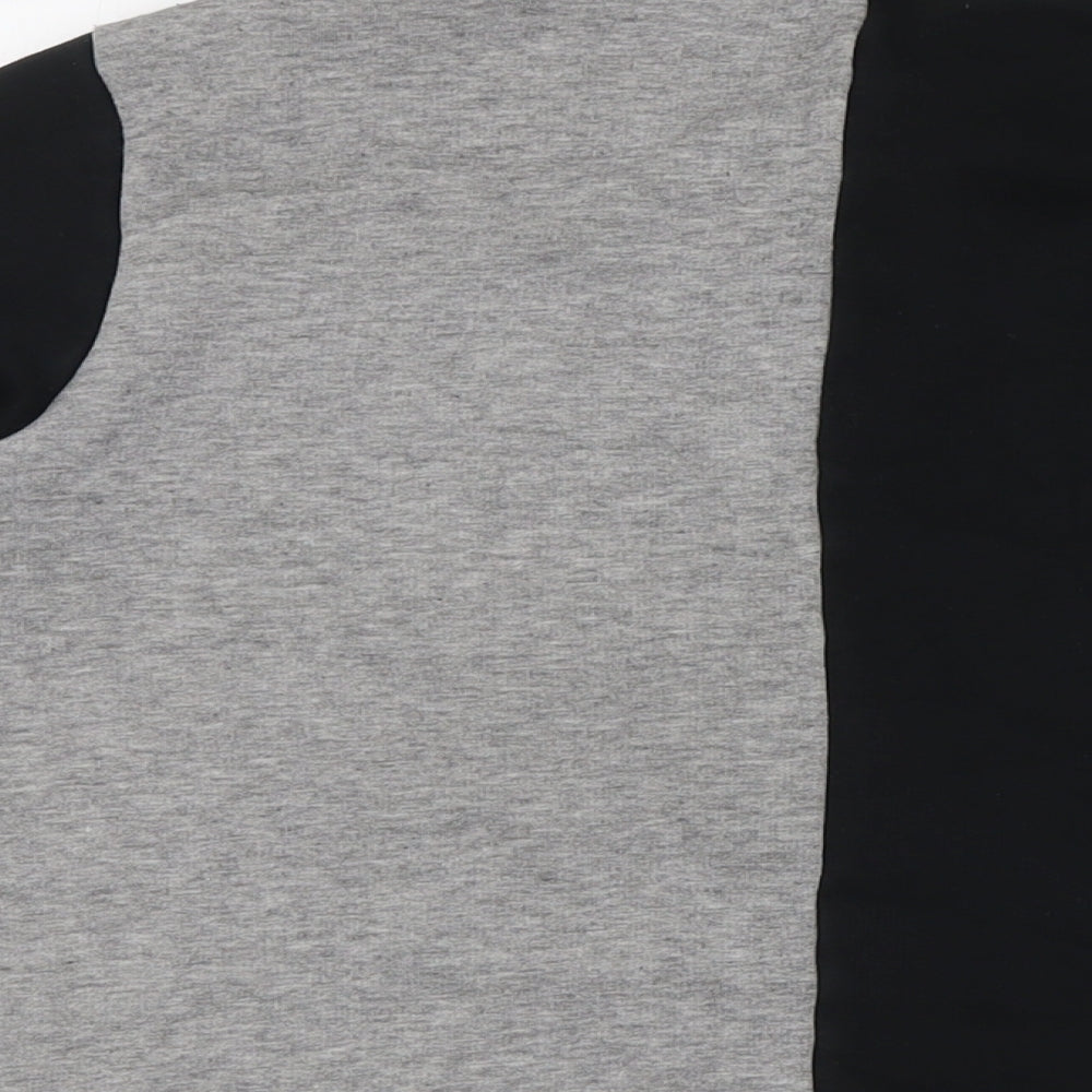 Marks and Spencer Boys Black Cotton Pullover Sweatshirt Size 11-12 Years - Rugby