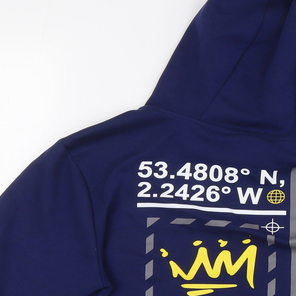 Kings Will Dream Boys Blue Polyester Pullover Hoodie Size XL