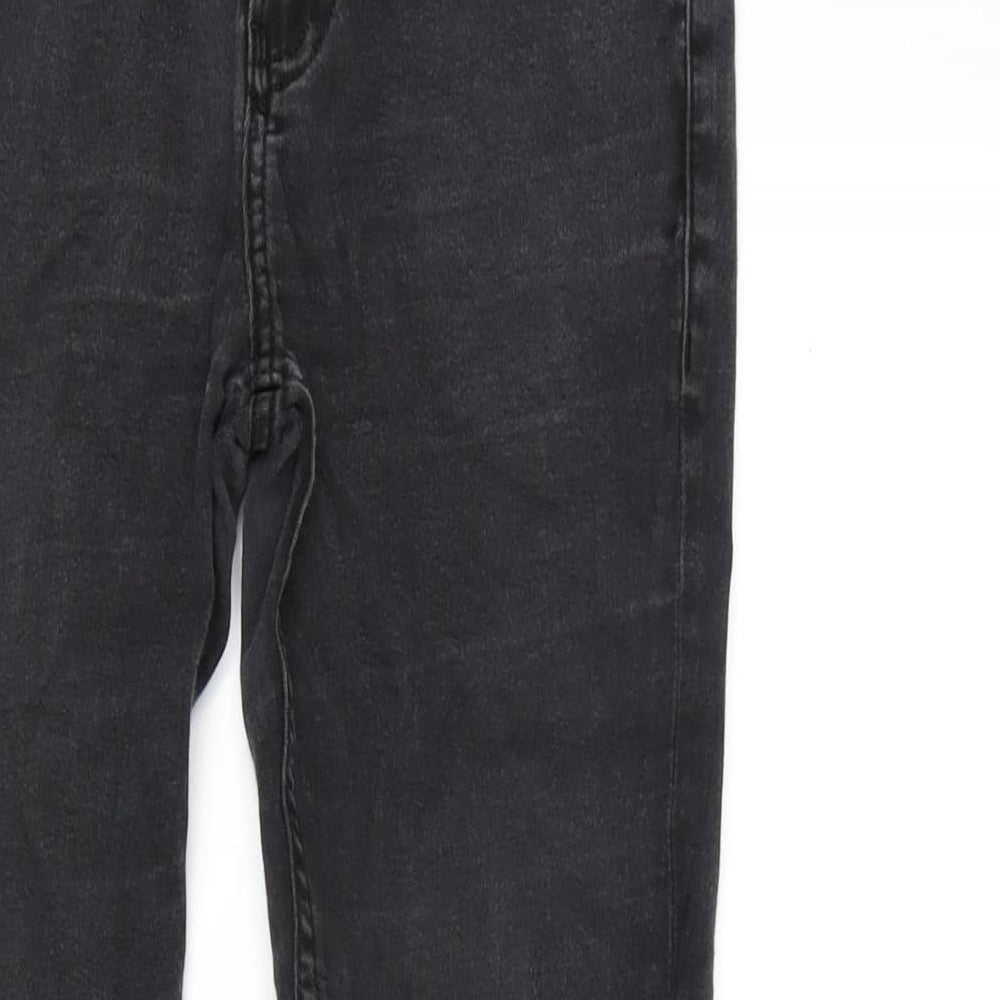 Mens UK Size 32 in Topman Regular Fit Straight Grey Jeans