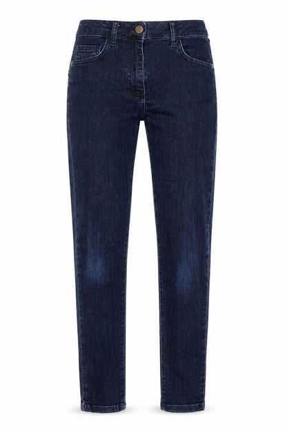 Womens UK Size 10 Oasis Regular Fit Straight Blue Jeans