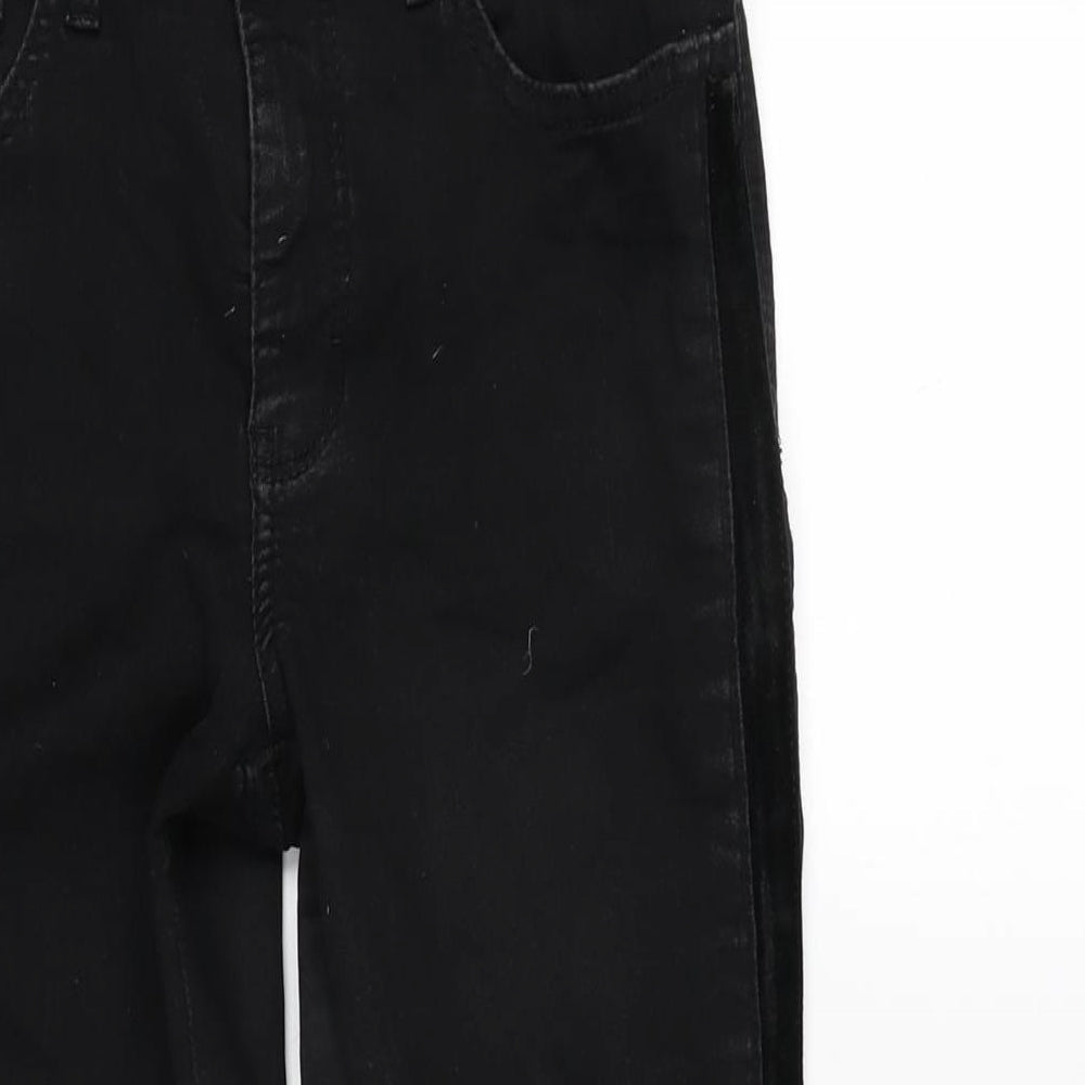 Womens UK Size 30 in Dream Jeans Regular Fit Straight Black Jeans