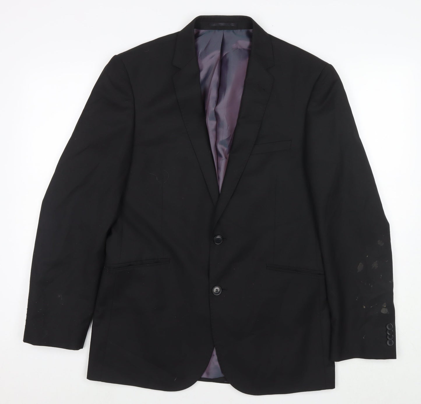 Mens UK Size 38 Taylor & Wright Regular Black Suit Jacket