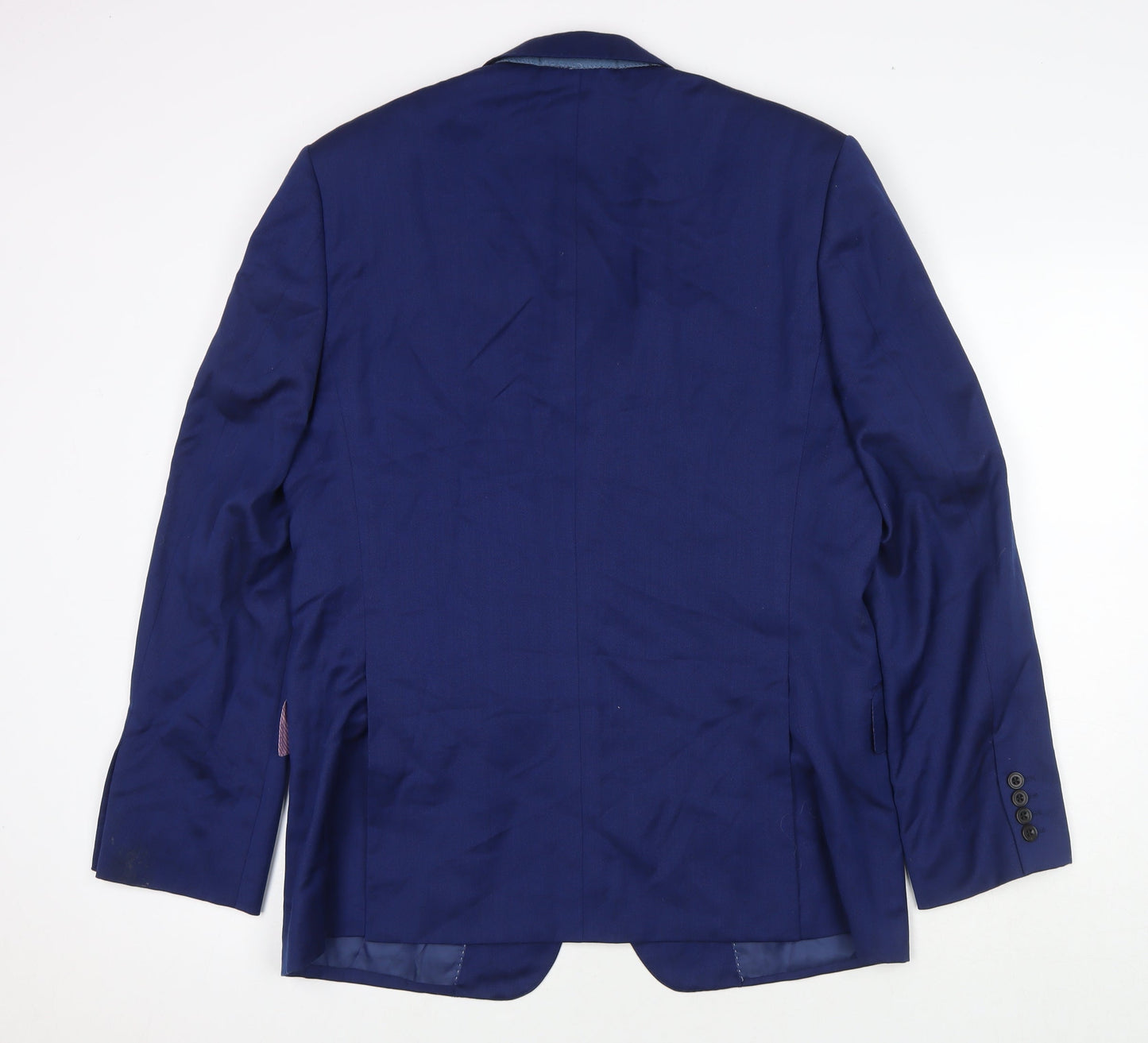 Mens UK Size 40 Marks and Spencer Regular Blue Suit Jacket