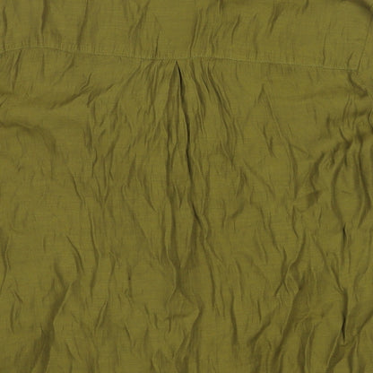 Womens UK Size 10 Topshop Green Basic Blouse
