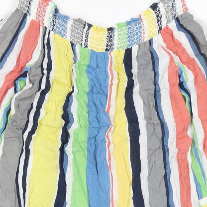 Womens UK Size 14 NEXT Multicoloured Basic Button-Up