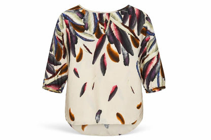 Womens UK Size XS Zara Multicoloured Tunic Blouse