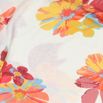 Womens UK Size M Zara Multicoloured Tunic Blouse