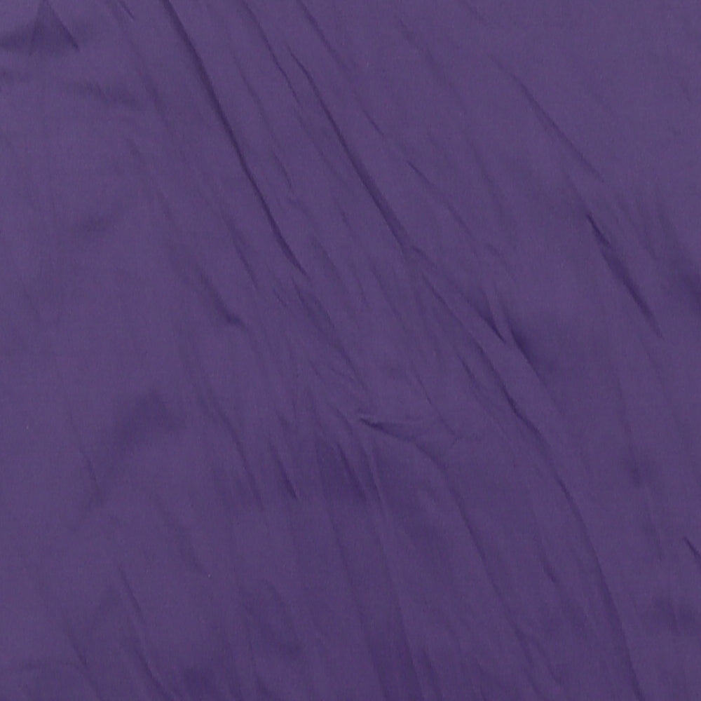 Loge Womens Purple Polyamide Basic Tank Size 14 Round Neck