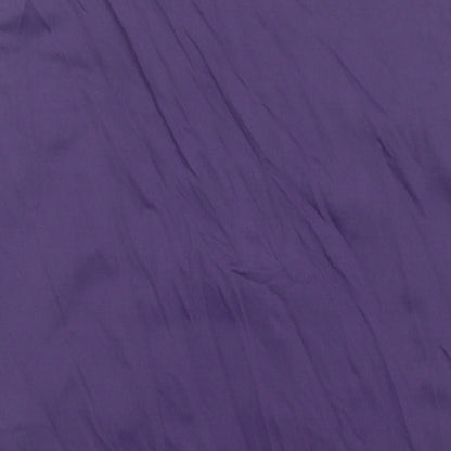 Loge Womens Purple Polyamide Basic Tank Size 14 Round Neck