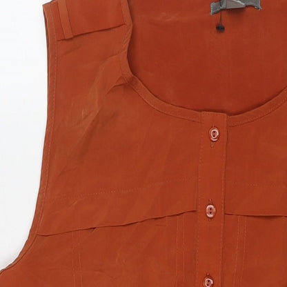 Gap Womens Brown Polyester A-Line Size 12 Round Neck Pullover