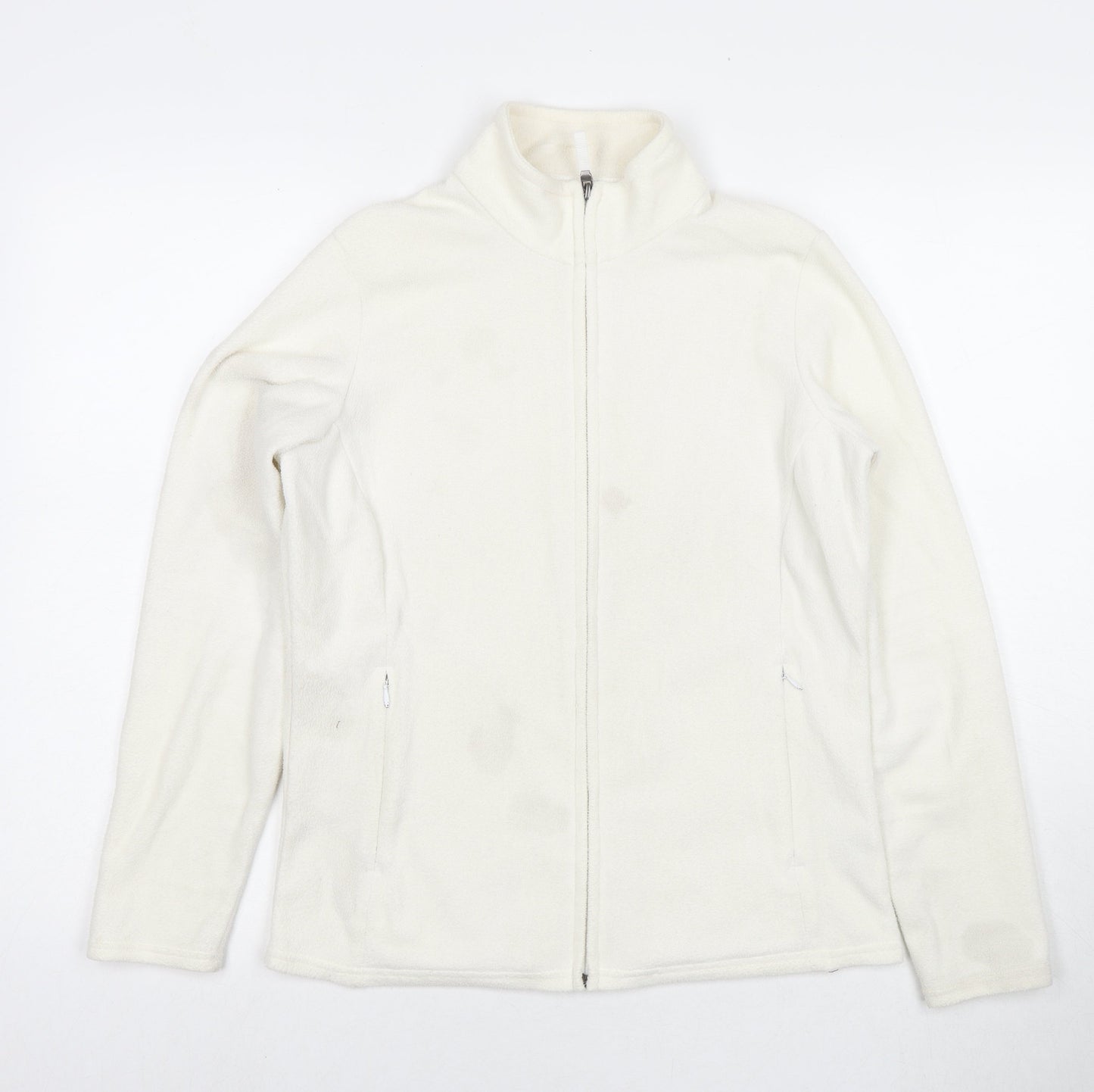 Womens UK Size 12 Marks and Spencer White Jacket