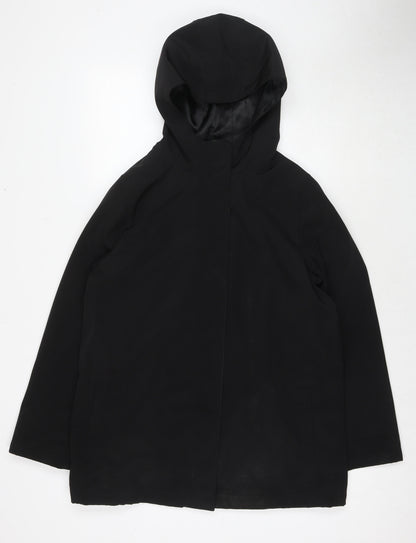Womens UK Size 12 BHS Black Parka Coat