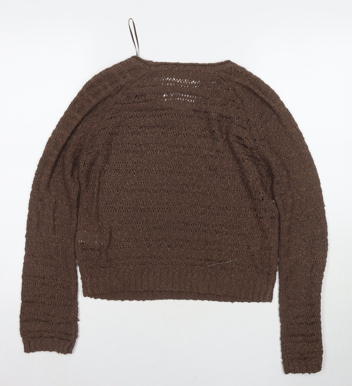 Womens UK Size 8 Marks and Spencer Brown Pullover Jumper