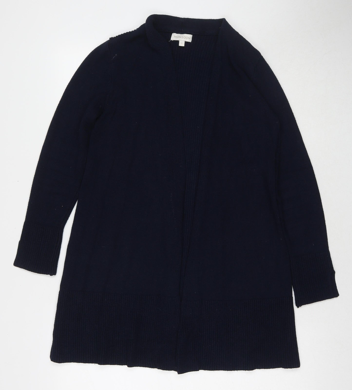 Womens UK Size S Monsoon Blue Cardigan Jumper