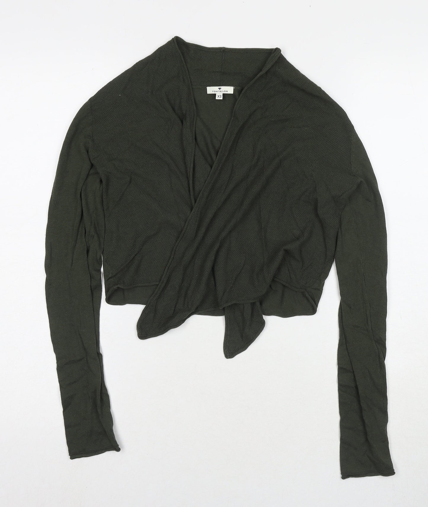Womens UK Size XS TOM TAILOR Green Cardigan Jumper