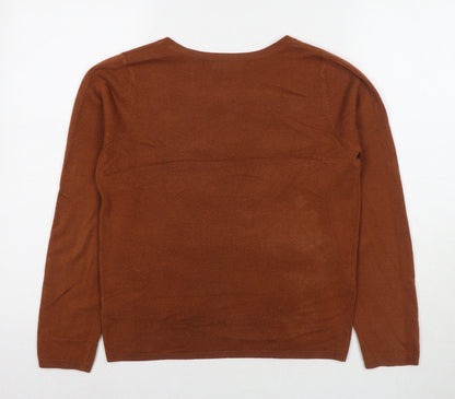 Womens UK Size 8 Marks and Spencer Beige Pullover Jumper