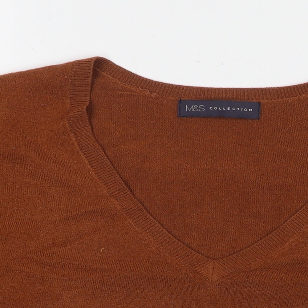 Womens UK Size 8 Marks and Spencer Beige Pullover Jumper