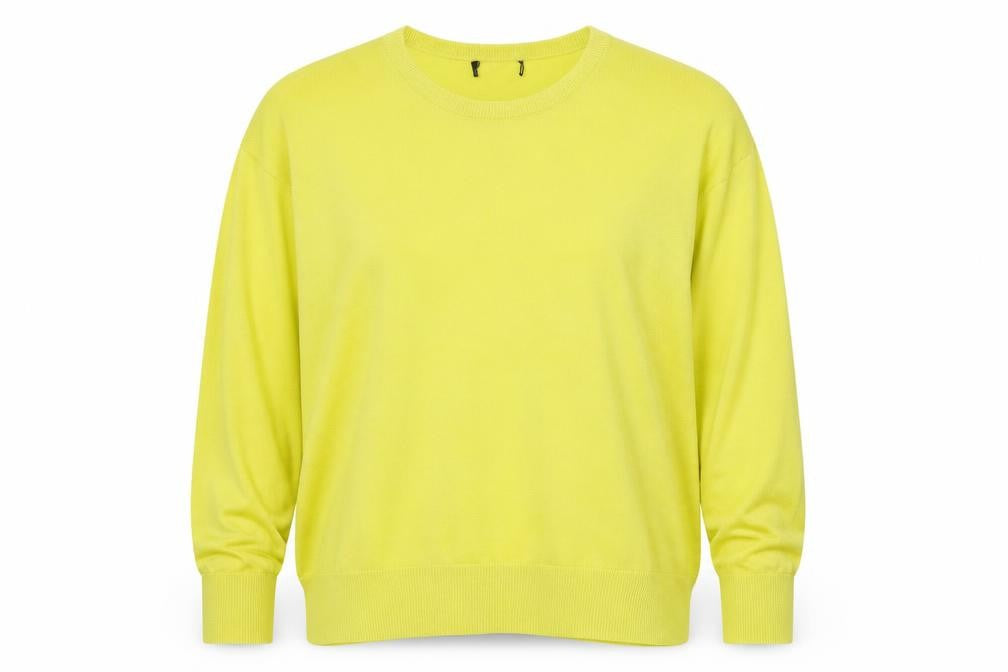 Womens UK Size L New Look Yellow Pullover Jumper
