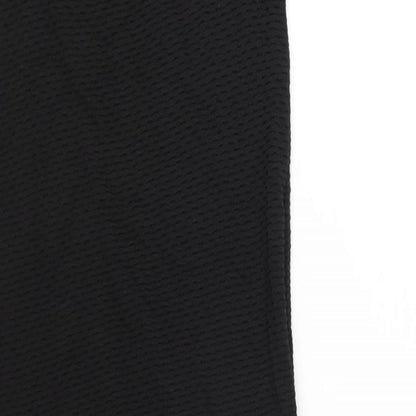 Simple Urban Pieces Womens Black Viscose Tank Dress Size 8 Off the Shoulder Pullover
