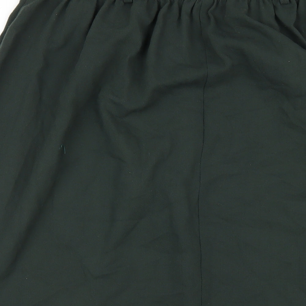 Isabelle Womens Green Polyester A-Line Skirt Size 16
