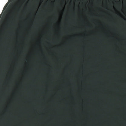 Isabelle Womens Green Polyester A-Line Skirt Size 16